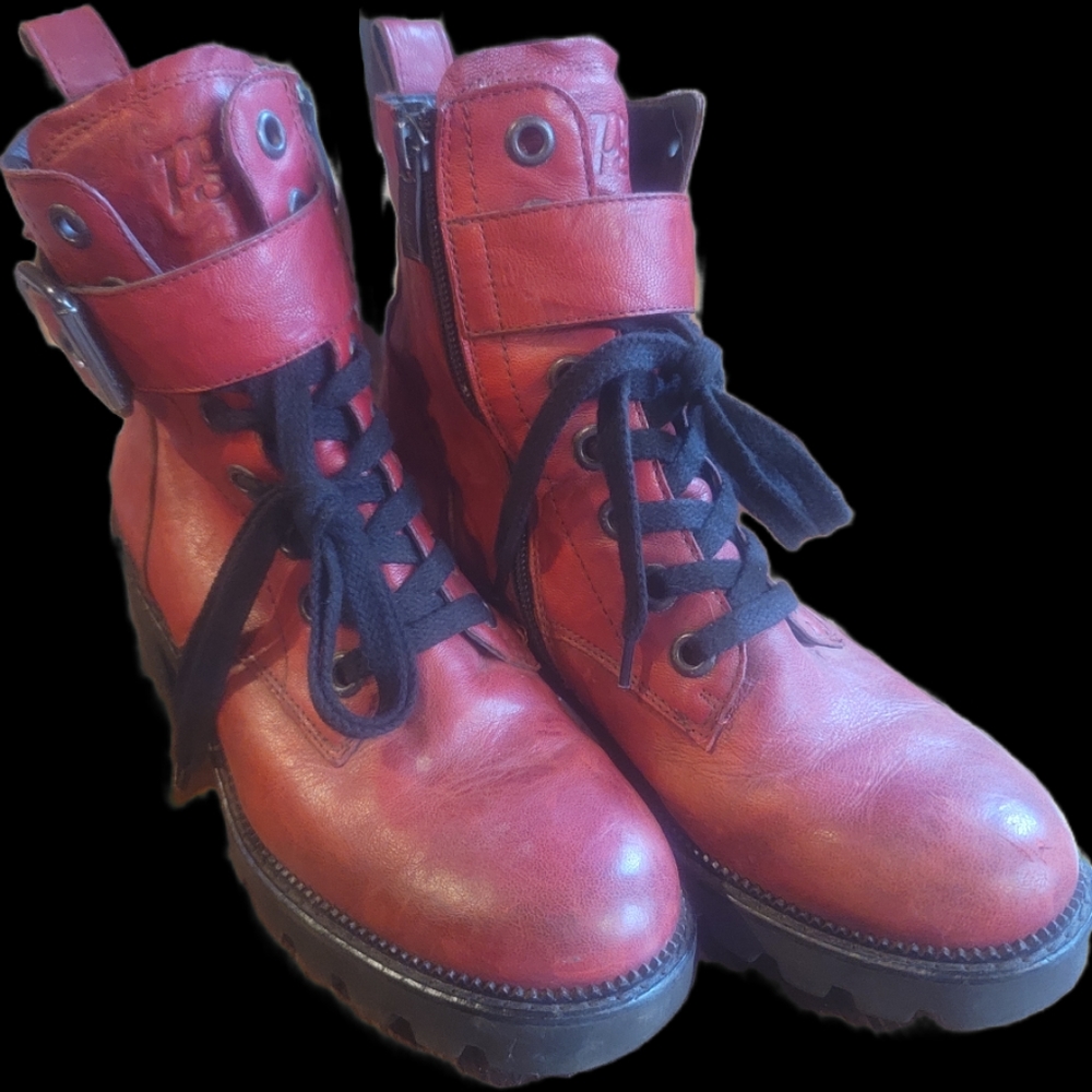 Paul Green Dynamite Red Combat Boot - image 2